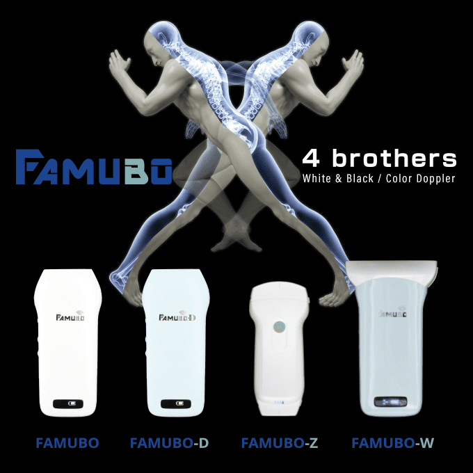 4つ揃った超音波画像計測装置FAMUBO 比較できるPDF